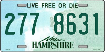 NH license plate 2778631