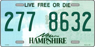 NH license plate 2778632