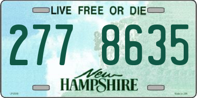 NH license plate 2778635