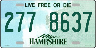 NH license plate 2778637