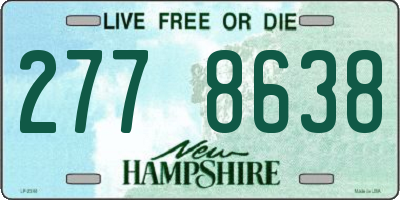 NH license plate 2778638