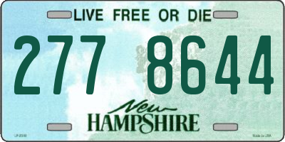 NH license plate 2778644