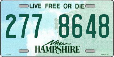 NH license plate 2778648