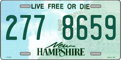 NH license plate 2778659