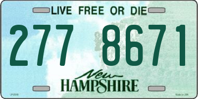 NH license plate 2778671