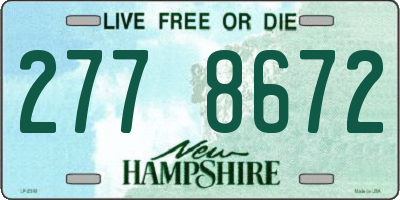 NH license plate 2778672
