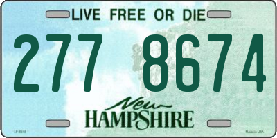 NH license plate 2778674