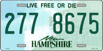 NH license plate 2778675
