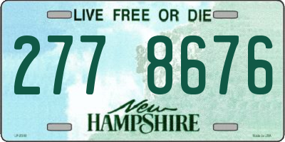 NH license plate 2778676