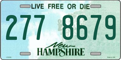 NH license plate 2778679