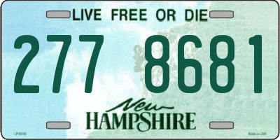NH license plate 2778681