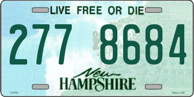 NH license plate 2778684
