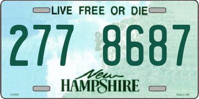 NH license plate 2778687