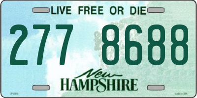 NH license plate 2778688