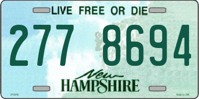 NH license plate 2778694