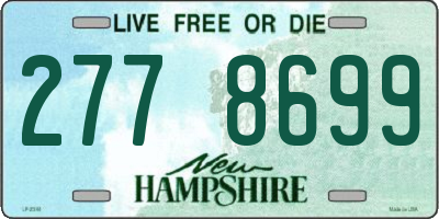 NH license plate 2778699