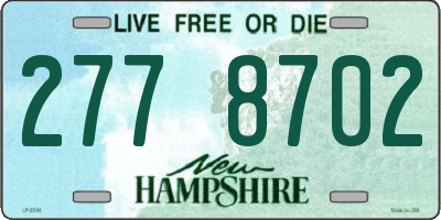 NH license plate 2778702