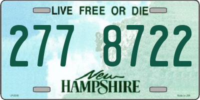 NH license plate 2778722