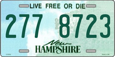 NH license plate 2778723
