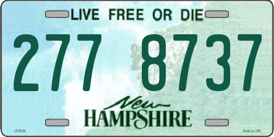 NH license plate 2778737