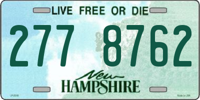 NH license plate 2778762