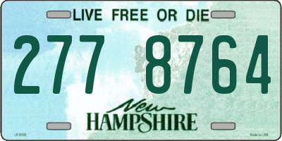 NH license plate 2778764