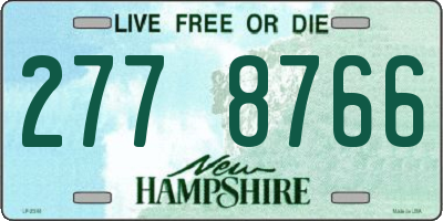 NH license plate 2778766