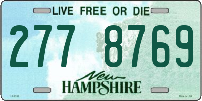 NH license plate 2778769