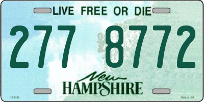 NH license plate 2778772