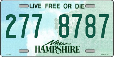 NH license plate 2778787
