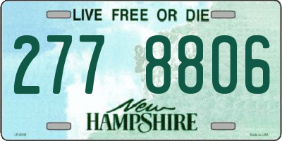 NH license plate 2778806