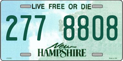 NH license plate 2778808
