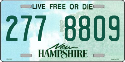 NH license plate 2778809