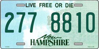 NH license plate 2778810