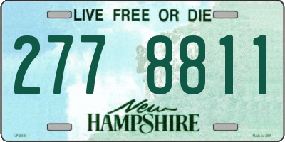 NH license plate 2778811