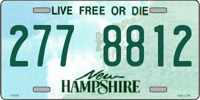 NH license plate 2778812