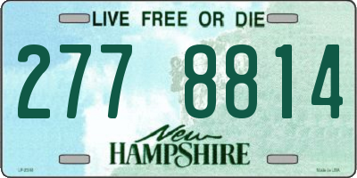 NH license plate 2778814