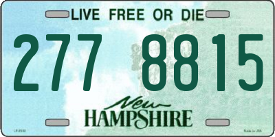 NH license plate 2778815