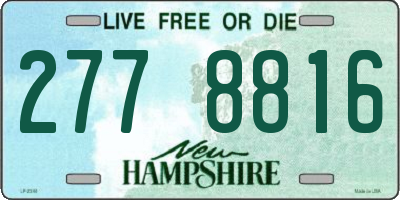 NH license plate 2778816