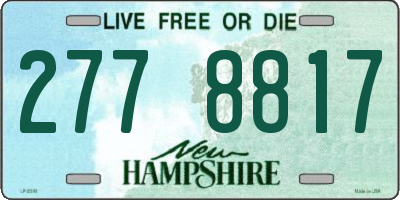 NH license plate 2778817