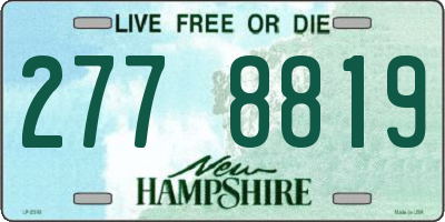 NH license plate 2778819