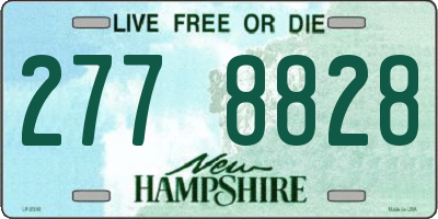 NH license plate 2778828