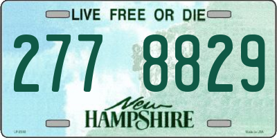 NH license plate 2778829