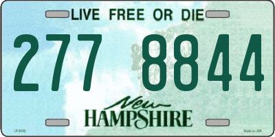 NH license plate 2778844