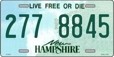 NH license plate 2778845