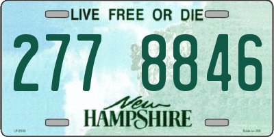 NH license plate 2778846