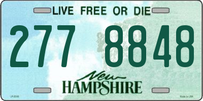 NH license plate 2778848