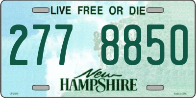 NH license plate 2778850