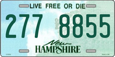 NH license plate 2778855
