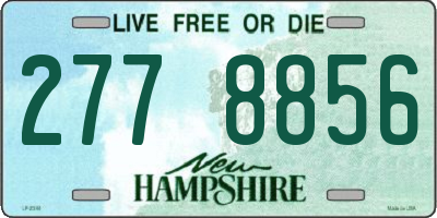 NH license plate 2778856